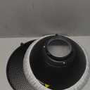 Soonpho 12inch/30cm Standard Reflector Beauty Dish with Honeycomb Grid and Bag, Compatible for Bowens Mount Studio Strobe Flash Light Like Neewer VC-400HS VE-300 Godox AD200 AD180 AD360 (Silver)