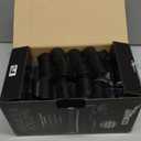 Conair Hot Rollers for Long, Medium & Short Hair, 12 Jumbo 1 " Heated Hair Rollers with Clips, Hot Curlers for Women, Volume & Curls, Black