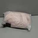 MIULEE Blush Toilet Rugs U-Shaped，Soft Absorbent Microfiber Bathroom Rugs Non Slip Quick Dry Fluffy Contour Bath Mats for Toilet Base Bathroom Floor, Machine Washable, 20x24 Inch