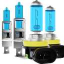 Fit For Ford Focus 2012-2018 Headlight Bulbs, H1 H11 High Low Beam Combo, 5500K Super Bright White Light High Performance Halogen Headlight Bulb, Pack of 4