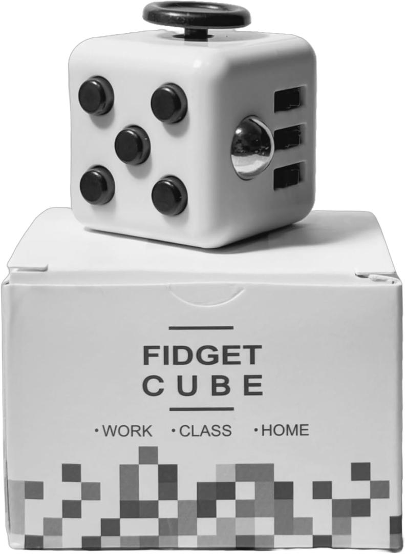 Generic Fidget Gadget Toy - Premium Quality Stress Relief Cube Toy for Adults and Kids - Improve Focus, Relieve Anxiety, and Increase Productivity - Durable and Portable Design, Small, Oreo