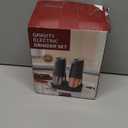 CIRCLE JOY Gravity Electric Salt and Pepper Grinder Set Automatic Shakers Upgraded Pepper Mill with Rechargeable Base, External Adjustable Coarseness, LED Light, Easy Refill for Kitchen & Outdoor