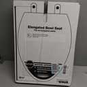 KOHLER 20110-0 Brevia, Slow Close Toilet Seat, Elongated Toilet Seat, Grip-Tight Bumpers Quick-Attach Hardware, White