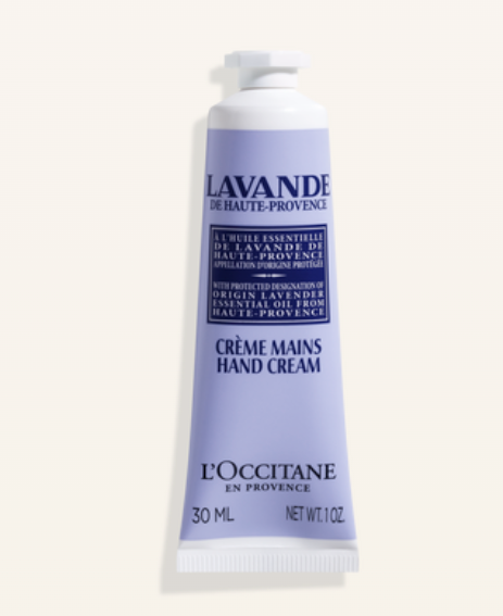 L'Occitane Nourishing Lavender Hand Cream Enriched with Lavender Essential Oil and Shea Butter, Net Wt. 1