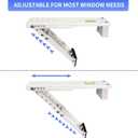 JEACENT AC Window Air Conditioner Support Bracket Light Duty, Up to 85 lbs