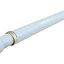 Van Wyck Regular Duty Lightweight Tension Rod 7/16" Diameter Adjusts from 28-48 Inches White Finish