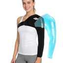 ComfiTECH Shoulder Arm Ice Pack Wrap for Pitchers & Volleyball Players, Reusable Ice Pack for Shoulder & Elbow & Arm Cooling, Adjustable Ice Arm Sleeve for Post-Training Recovery & Muscle Comfort, M