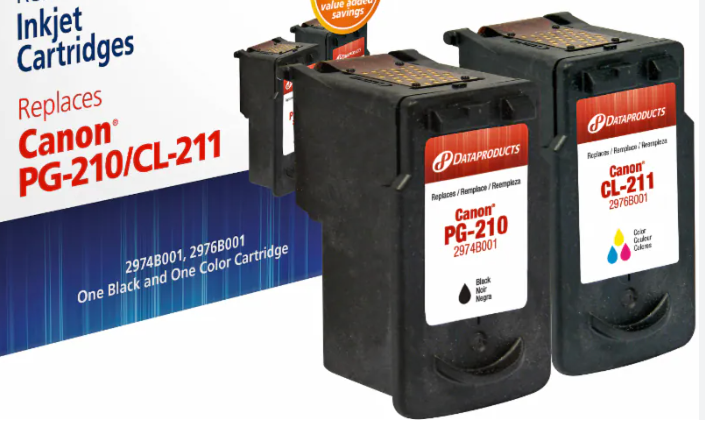 Data Products Remanufactured Inkjet Cartridges Canon PG-210/CL-211 Combo Pack