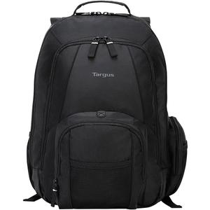 Targus 16 Inch Groove Laptop Backpack, Black - Fits Most Laptops up to 16", Water Resistant Travel Backpack for Business Commuters and Travel (CVR600)