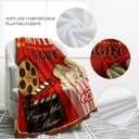 Jekeno Movie Gifts Blanket Night Popcorn Throw Blanket | 60x80 Inch Flannel Movie Night Blanket Gifts for Film Lovers Family Friends Birthday