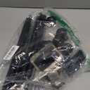 ENJOYBASICS No Drill Curtain Rods for Window 28 to 60 Inches, 5/8 Inch Diameter Renter Friendly Drapery Rod with Adhesive Brackets without Drilling, Adjustable from 27 to 65 Inches, Black