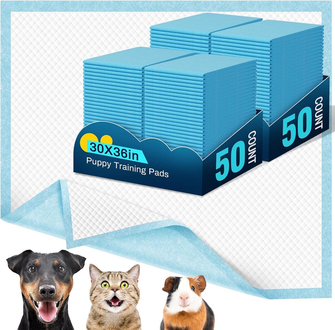 Dog Pads 100 Pack 30"x36", Dog Pads Extra Large for Pets, Disposable Large Pee Pads for Doggy & Puppy Training Pads, Piddle Pads for Indoor, Outdoor Use