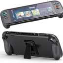 TCMOT Protective Case with Stand for 2025 Nintendo Switch 2, TPU Grip Integrated Cover Accessories, Compatible with Joy-Con Grip Design