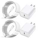 For iPhone Fast Charger, [Apple MFi Certified] 2 Pack PD USB C Wall Charger Block Plug with 10FT Extra Long USB C to Lightning Fast Charging Data Sync Cable for iPhone 14 13 12 11 XR X 8 iPad and More