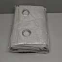 MIULEE 100% Blackout Linen Textured Curtains for Bedroom Solid Thermal Insulated Natural Beige Grommet Room Darkening Curtains & Drapes Luxury Decor for Living Room Nursery 52 x 84 Inch (2 Panels)