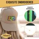 Jesus Way Truth Life 3 Inches Iron On/Sew On Embroidered Applique Patches, Bible Verse Embroidery Patches, DIY Accessories for Backpacks, Army Vests, Bags, Hats, Clothes, Gift for Christian