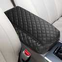 JOYTUTUS Center Console Cover Compatible with 2013-2018 Nissan Altima Leather Armrest Cover Center Console Cushion Nissan Altima Accessories