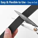 Self Adhesive Foam Tape Weatherstrip 1in x 3/4in x 13Ft High Density Foam Insulation Strips Foam Seal Weather Stripping with Strong Adhesive for Door and Window Sound Isolation Soundproofing