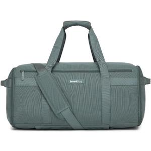 JenniBag Convertible Travel Bag for Women, 60L Weekender Garment Duffel Carry-On with Shoe Compartment, Trolley Sleeve, Durable Water-Resistant Overnight Bag (Classic, Teal)