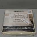 Mueller Luxury 6 PC Full Size Bed Sheets, Super Soft 1800, Deep Pocket up to 16" Full Size Sheets, Transfers Heat, Breathes Better, Hypoallergenic, Wrinkle-Resistant, Oeko-TEX, Cream