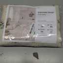 CottonLife Floral Duvet Cover Twin 100% Brushed Microfiber 3 Pieces Bedding Sets, Reversibl Chic Garden Style Floral Pattern Flower Twin Duvet Cover with Zipper Closure