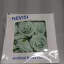 Roses Artificial Flowers Artificial Roses Fake Rose Silk Rose Fake Flowers with Stems for DIY Wedding Bouquets Party Tables Centerpieces Floral Arrangements (16, Sage Green)