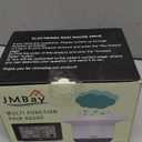 Digital Rain Gauge Outdoor with Thermometer, Self-Emptying Wireless Rain Gauges Outdoors Best Rated, High Precision Electronic Remote Rain Collector, Freeze Proof Automatic Rain Measure Gauge for Yard