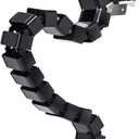 Vwindesk Vertebrae Cable Management Spine Kit | Height Adjustable Desk Quad Entry Wire Organizer, Black