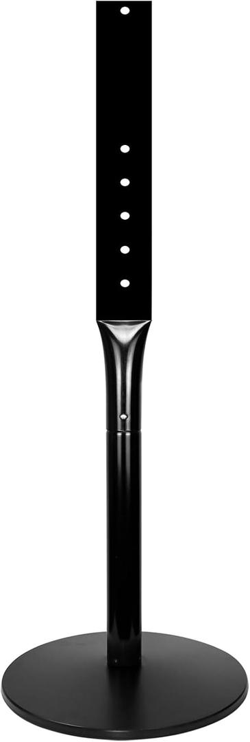 Parking Sign Post Heavy Duty 49" Sign Base Cast Iron Sign Stand, Movable Parking Sign Stand for Hanging Signs (Black-1 Pack-20 lbs)