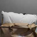 Pacific Coast Down Pillow, Luxury Hotel Collection Bed Pillow for Sleeping, Standard Size of 1, 100% Organic Cotton Shell, 650 Fill Power, Medium Pillows, Suit Back Sleepers