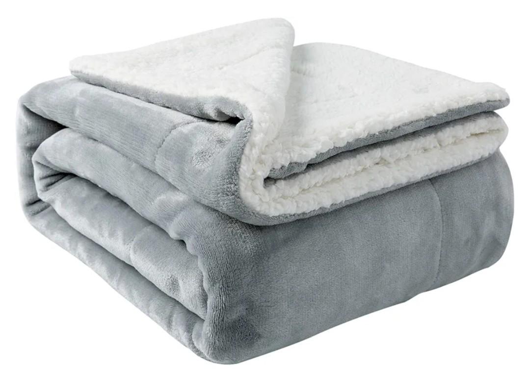 Throw Blanket, Dark Gray, 60×80