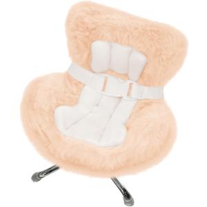 Car Seat for 17cm Dolls with Soft Furry Cushion, Air Vent Clip and Desktop Stand,Functional Car Ornament for Blind Box Doll Fans and Doll Collectors,Includes Seat Leg for Desktop Display