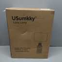 25" Table Lamps Set of 2 - Modern Bedside Lamps for Living Room - White Washed Ceramic Nightstand Lamps for Bedroom