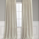 Linen Curtains 108 Inches Long for Living Room 2 Panels Set Back Tab Drapes Semi Sheer Cotton Textured High Ceiling to Floor Curtains for Patio Stunning Bohemian Urban Industrial Farmhouse 9 FT
