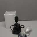 COZOO Bedroom Table Lamp with Remote Operation Control,Dimmable Bedside Table Desk Lamp with USB C+A Charging Ports 2 AC Outlets,Nightstand Lamp White Shade Lamp for Living Room,Dorm,Home Office,Decor