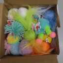 24 Pack Valentines Gifts for Kids  Mini Plush Toy Set with Valentines Cards, Cute Assortment Small Stuffed Animal Keychain Toys for Classroom Exchange and Party Favors