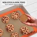Silicone Baking Mat - Best German Silicone - Non Slip Silicone Baking Sheet, Non Stick Reusable Silicone Mats for Baking, Oven Liner, Counter Mat - Half Sheet Baking Mat, Set of 2