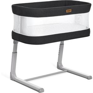 Electric Bassinet Baby Bassinets Bedside Sleeper, Auto Rocking Bassinet with Comfy Mattress for Newborn, Portable Bassinets Crib for Infant, Adjustable Height, Breathable Mesh