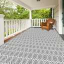 10x20 Outdoor Rug, Plastic Woven Patio Mat, Waterproof RV Camping Rug