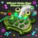 HopeRock Toys for 2 3 4 5 Year Old Boy,Toddler Toys Age 2-4, Whack A Frog Game,with 5 Modes,45 Levels,9 Music Spray and Light-up, Baby Toy Gifts for Early Learning, Birthday Gift for Toddler Boy Toys