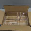 STORi Audrey Clear Vanity Makeup Organizer | 15-Compartment Holder for Brushes, Eyeshadow Palettes, & Beauty Supplies | Stacks on Audrey Storage Drawers | Made in USA