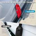 AWEMUFA Boat Fenders Easy to Install Bumper for Docking Ideal Fender for Pontoon, Bass, Jet Ski and Fishing Boats