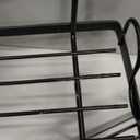 SWTYMIKI Shower Caddy Tension Pole - 4-Tier Corner Shower Organizer Tension Rod with Soap Holder, Toothbrush Holder & 4 Hooks, Adjustable Stainless Steel Bathroom Organizer 27.6 to 108.3 inch, Black