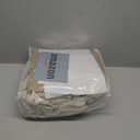 H.VERSAILTEX Sofa Cover 2 Piece T Cushion Armchair Slipcovers Thick Velvet Couch Cover Stretch T Cushion Sofa Covers for 1 Cushion Couch with 1 Individual T Cushion Covers Washable, Oatmeal