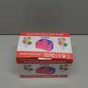 Growsun Electric Balloon Pump Air Inflator Portable Automatic Dual Nozzle Balloon Blower 110V 600W for Birthday Baby Shower Balloons Party Decorations (Rose Red)