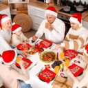 2 x Lets Get Lit Christmas Party Decorations Napkins, 40Pcs Lets Get Lit Napkins Disposable Merry and Bright Lets Get Lit Cocktail Napkins for Friendsmas Christmas Party Decorations