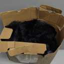 Bedsure GentleSoft Fluffy Fuzzy Throw Blanket, Soft Cozy Faux Fur Fleece Minky Blanket, Room Decor Couch Bed Cover Winter Bedding, Thick Warm Plush Christmas Women Men Gifts, 870GSM, Black