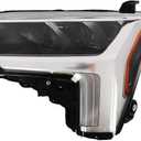 Driver Side Headlight Compatible with 2022-2024 Tundra/Sequoia Headlamp 811600C230 TO2502317 (Left)
