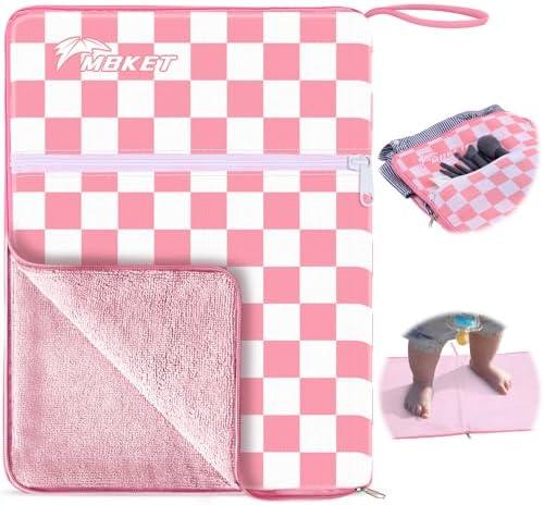 MBKET Wet Dry Bag, 15.75in Large Wet Bags with Towel, Upgraded Wet Bags for Baby, Beach, Pool, Gym, Swimsuits