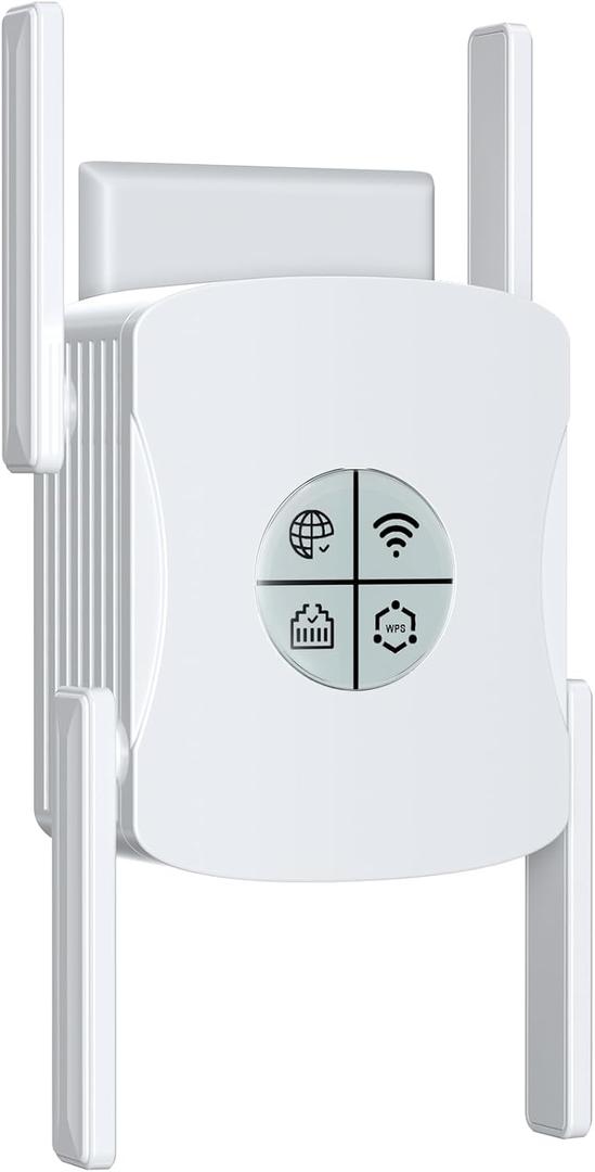 WiFi 6 Extender Signal Booster - Faster Internet Booster for Home Dual-Band Wireless Repeater